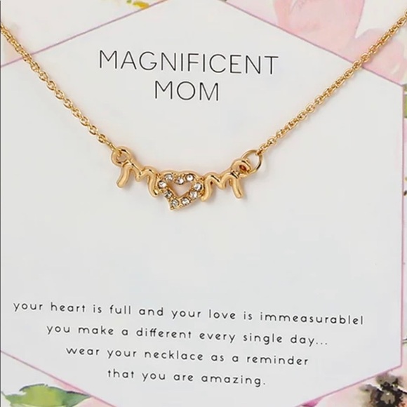 Mom Wish Card Necklace - Picture 3 of 3
